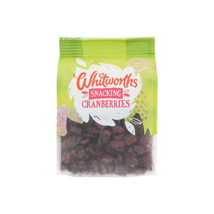 whitworths snacking cranberries 120g
