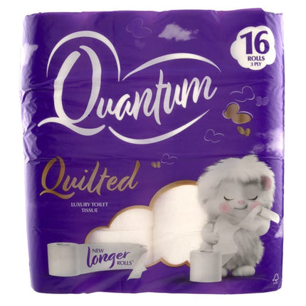 quantum quilts toilet roll 3ply pack of 16