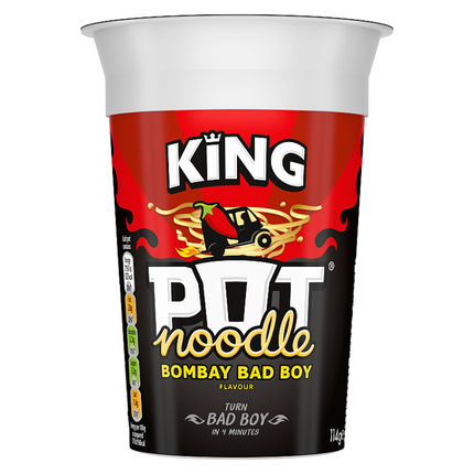 pot noodle king pot bombay bad boy 114 g