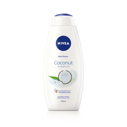 nivea coconut jojoba oil shower gel 750ml