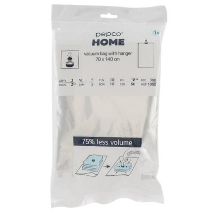 pepco home vacuum bag 70x140cm