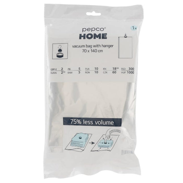 pepco home vacuum bag 70x140cm