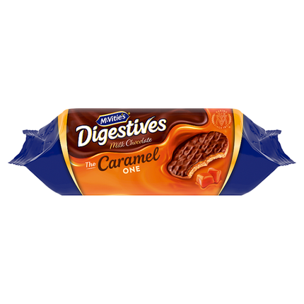 mcvitie s milk chocolate digestive biscuits the caramel one 250g