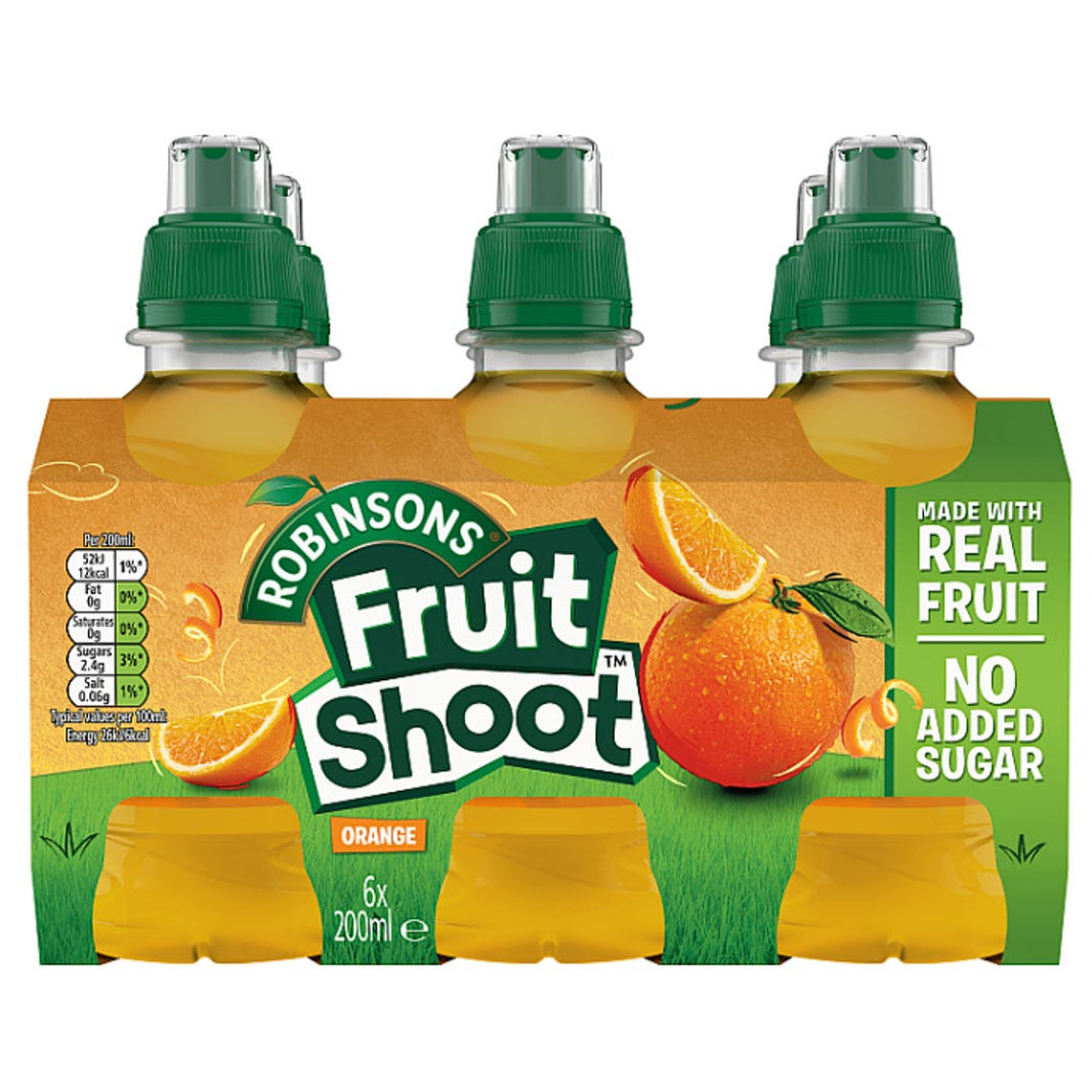 Fruit Shoot Orange Kids Juice Drink Pack of 6