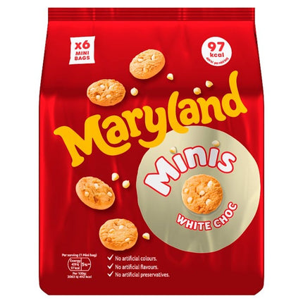 maryland minis white chocolate 6 pack
