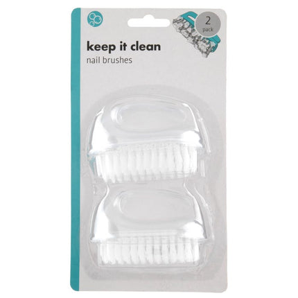 nail brush pack of 2