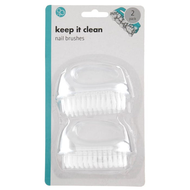 nail brush pack of 2