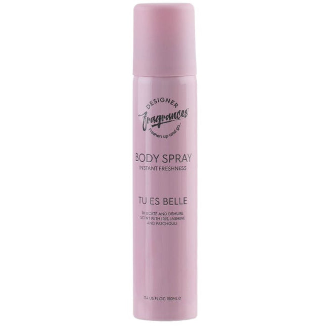 designer fragrance tu est belle body spray 100ml