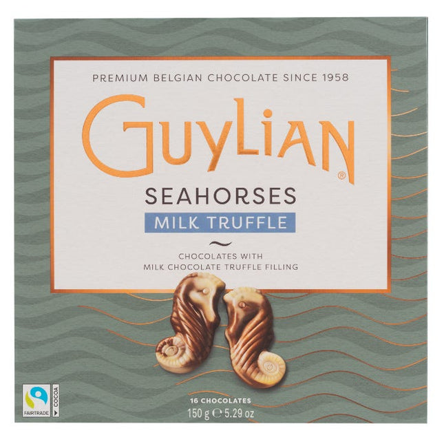 guylian seahorses milk truffles 150g