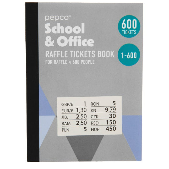 raffle tickets book 600 tickets