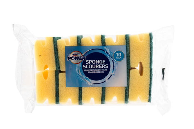 mighty sponge scourers pack of 10