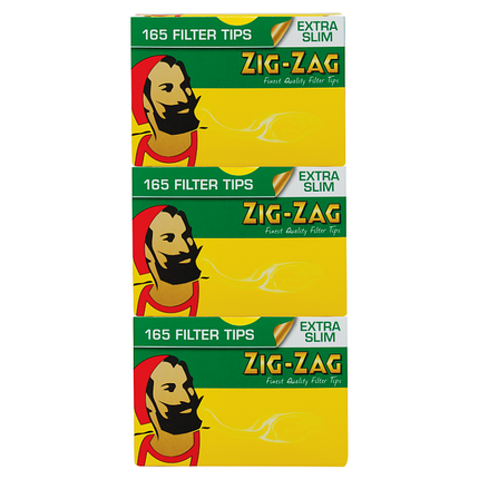 zig zag ultra slim filters 165 tips pack of 3