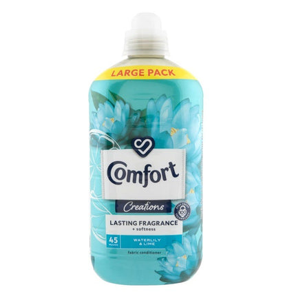 large pack of comfort waterlily lime fabric conditioner