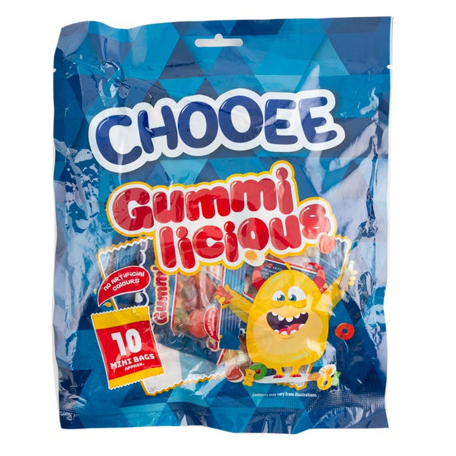 chooee gummilicious assorted gummy sweets pack of 10