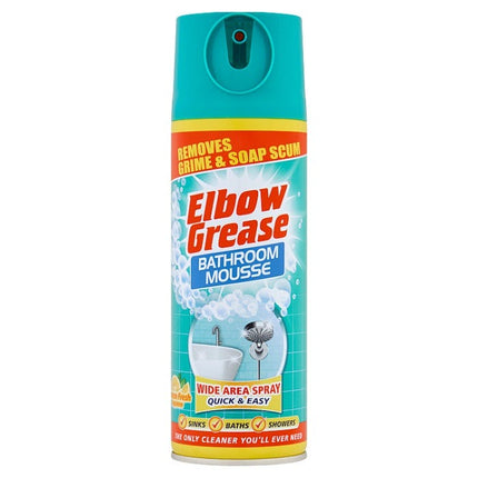 elbow grease bathroom mousse lemon 400ml