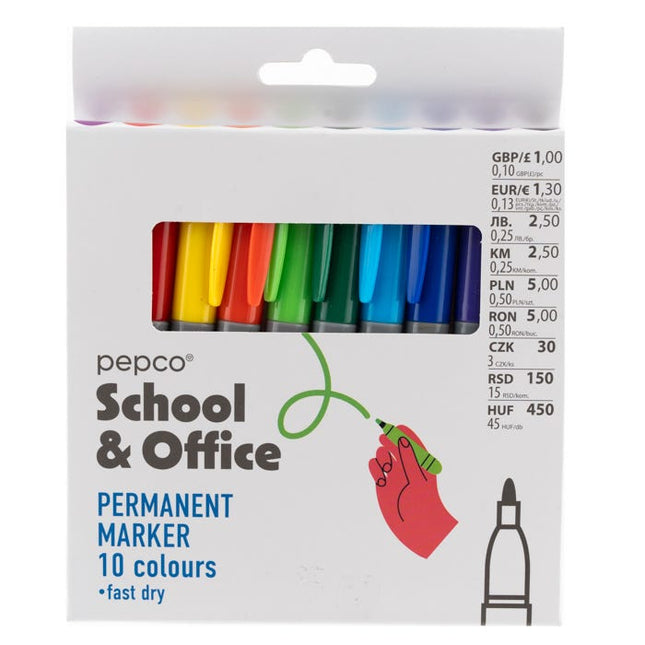 pepco permanent markets fast dry 10 colours