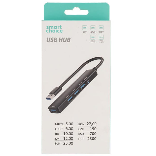 smart choice 5 port usb hub