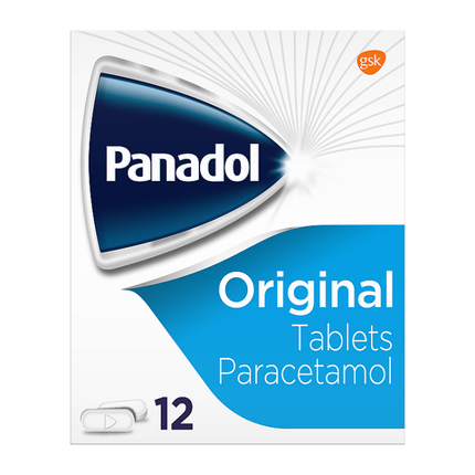 panadol original paracetamol tablets pack of 12