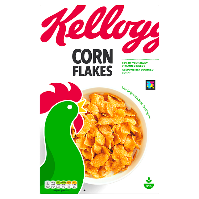 kellogg s corn flakes breakfast cereal 450g