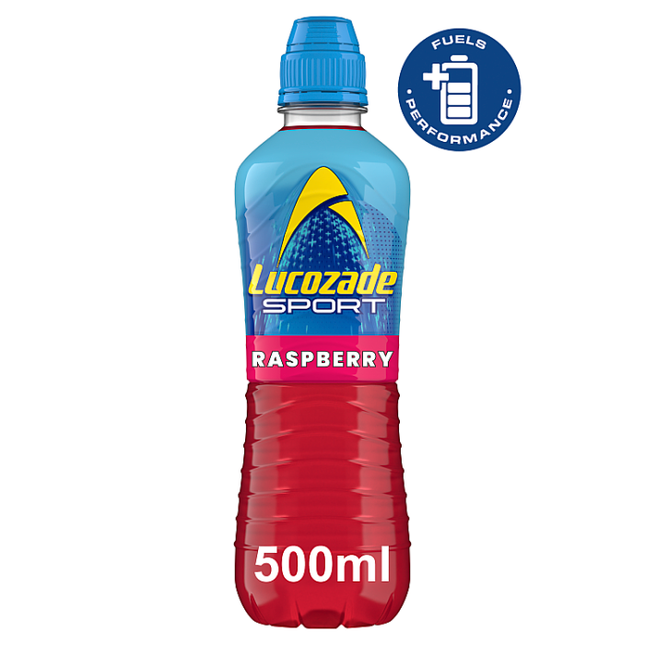 lucozade sport drink raspberry 500ml