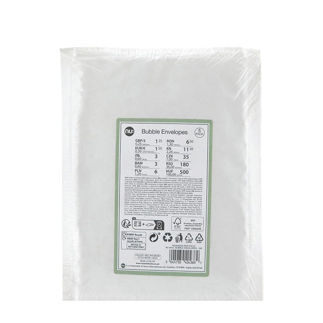 nu mail bubble envelope small pack of 5