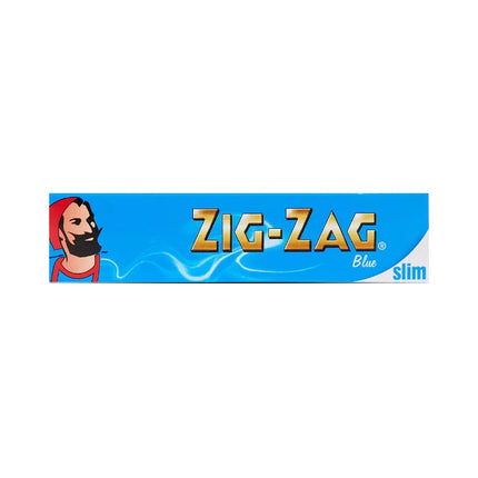 zig zag rolling papers slim blue pack of 3