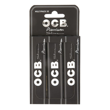 ocb premium rolling papers slim pack of 3