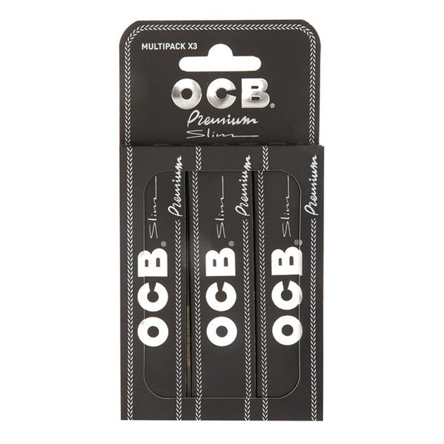 ocb premium rolling papers slim pack of 3