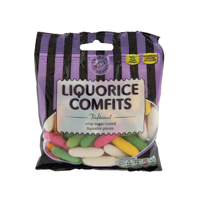 sweet heaven liquorice comfits 180g