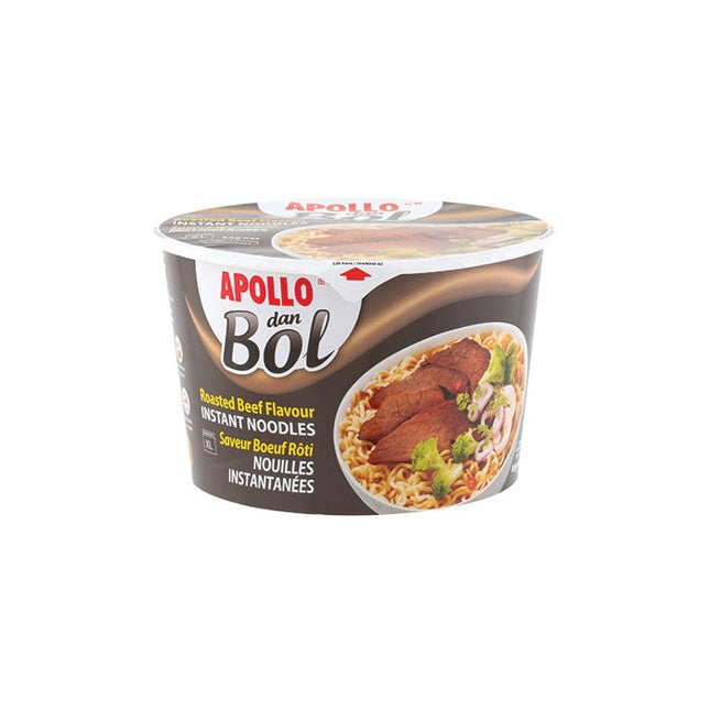 apollo dan bol instant noodles bowl roast beef flavour 85g