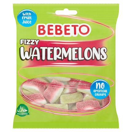 bebeto fizzy watermelons 150g