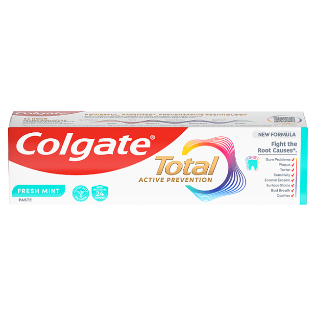 colgate total active prevention fresh mint toothpaste 75ml