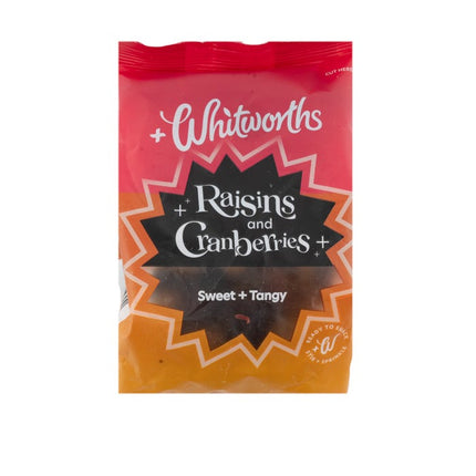 whitworths raisins cranberries 150g