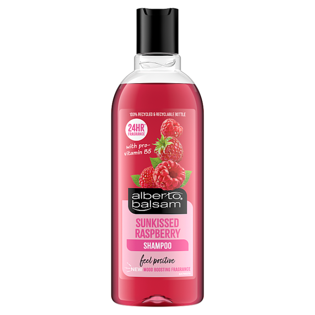 alberto balsam sunkissed raspberry shampoo 300ml