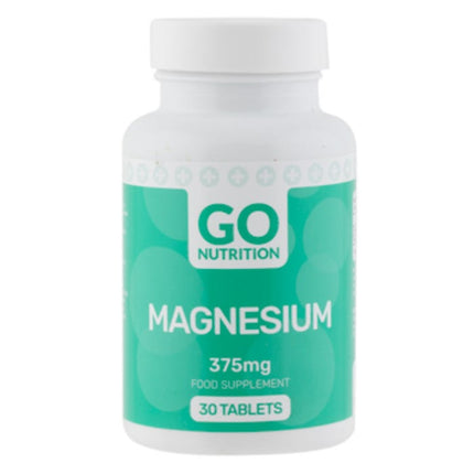 go nutrition food supplement magnesium 375mg pack of 30