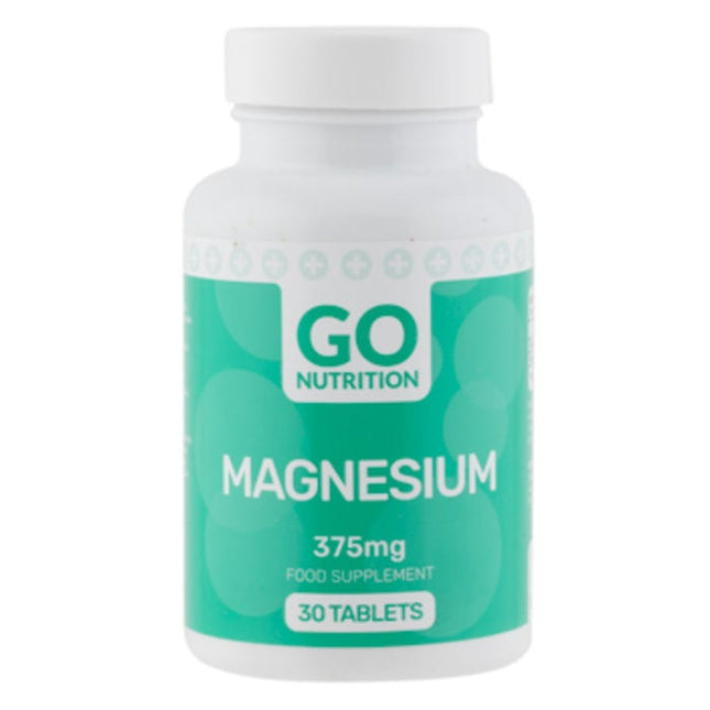 go nutrition food supplement magnesium 375mg pack of 30