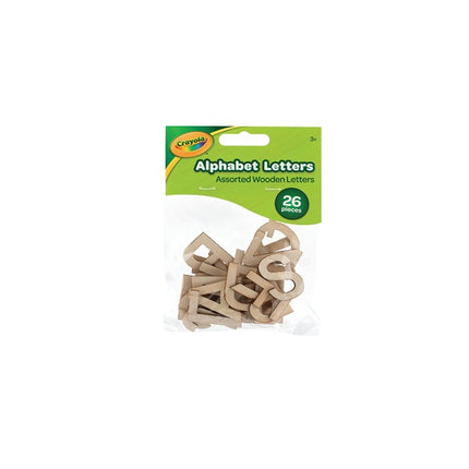 crayola wooden alphabet letters pack of 26