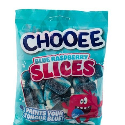 chooee blue raspberry slices 165g