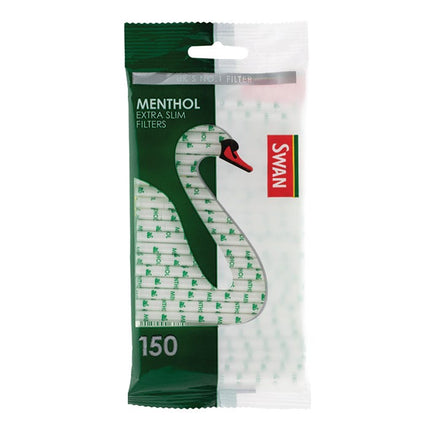 swan extra slim filters menthol pack of 150