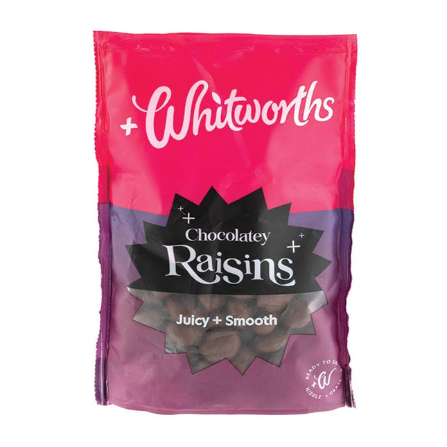 whitworths chocolatey raisins 115g