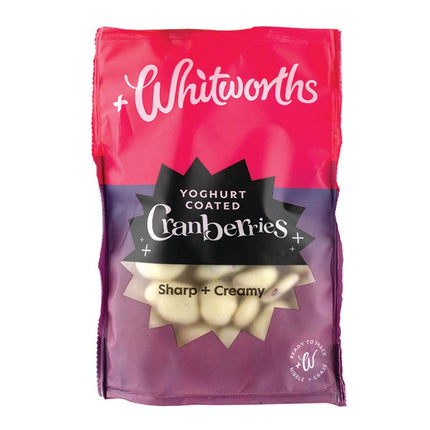 whitworths yoghurt coated cranberries 70g