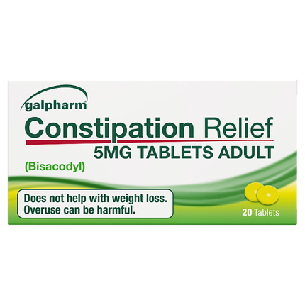 galpharm constipation relief 5mg tablets adult 20 tablets