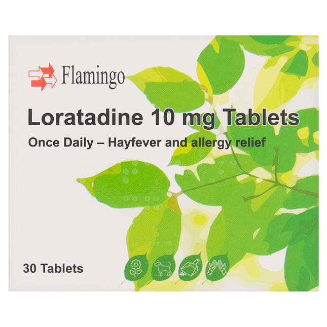 flamingo loratadine 10mg 30 tablets