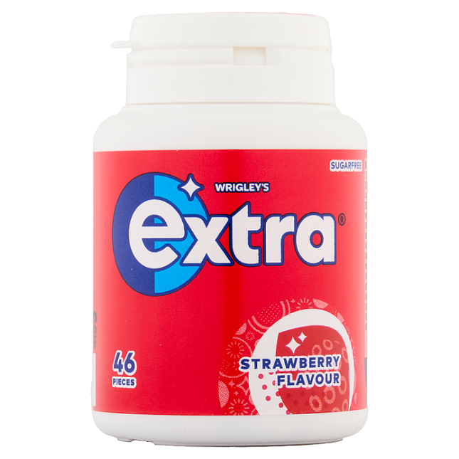 wrigleys extra sugar free gum strawberry pack of 46