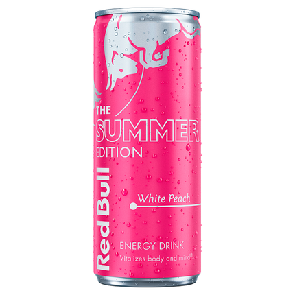 red bull energy drink summer edition white peach 250ml
