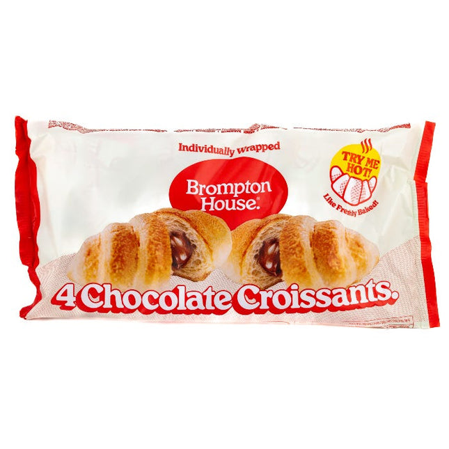 brompton house chocolate filled croissants 48g pack of 4