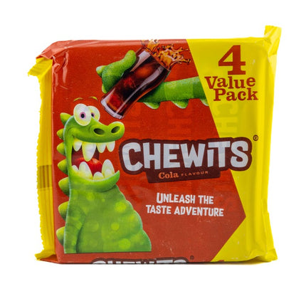 chewits cola flavour 30g pack of 4