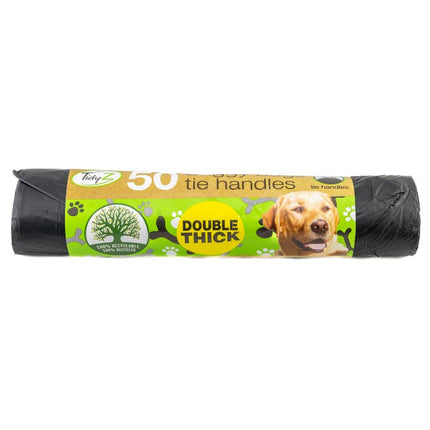 xxl doggy bags with tie handles pack of 50