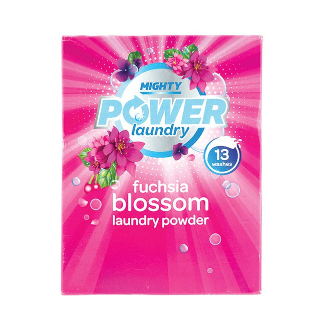 mighty power laundry powder fuchsia blossom 884g