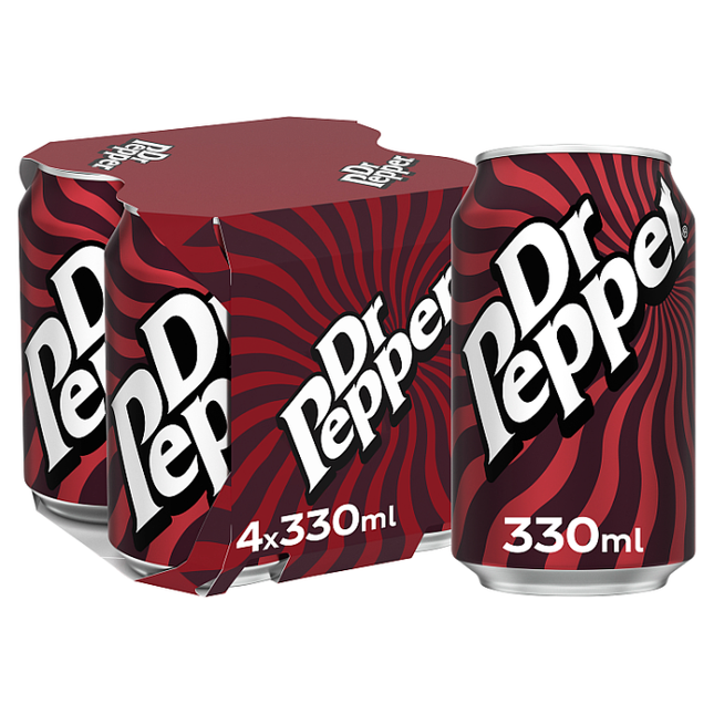 dr pepper 330ml pack of 4